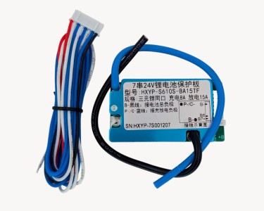 Плата BMS\PCM 7S Li-Ion HXYP-S610S-BA15TF (2.7-4.25V, 15A, балансировка, симметрия)