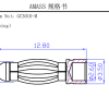 Разъем Amass GC3010-M/"Банан" (вилка, 40А, D=3.5мм) фото 0