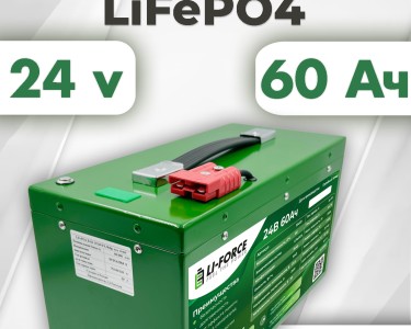 Аккумуляторная батарея 24В 60Ач LF-2460-10409 (LiFePO4, 8S4P, BAK 32140FS, M)