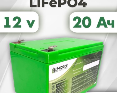 Аккумуляторная батарея 12В 20Ач LF-1220-10848 (LiFePO4, 4S5P, PLB IFR26650-40A, P)