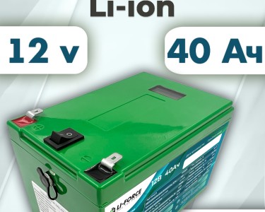 Аккумуляторная батарея 12В 40Ач LF-1240-10860 (Li-Ion, 3S8P, BAK N21700CG-50, Smart, OLED, P)