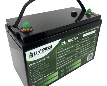 Аккумулятор 12В 180Ач LF-12180-11833 (LiFePO4, 4S12P, BAK 32140FS, P)