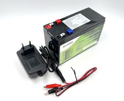 Комплект- Аккумулятор 12В 11Ач LF-1210-10850 (LiFePO4, 4S3P, P)+ЗУ 2А 14,4В