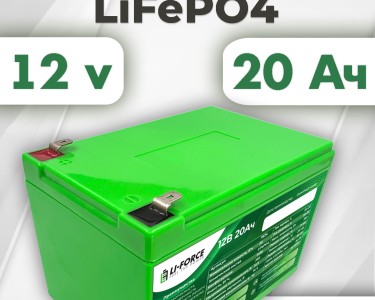 Аккумуляторная батарея 12В 20Ач LF-1220-11634 (LiFePO4, 4S3P, 32700-6,7Ah, P)