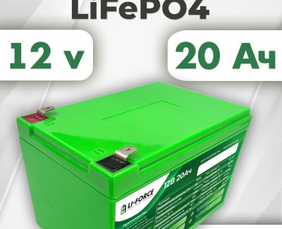 Аккумуляторная батарея 12В 20Ач LF-1220-11634 (LiFePO4, 4S3P, 32700-6,7Ah, P)
