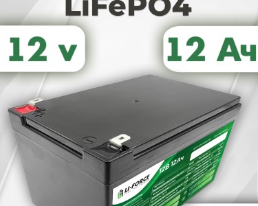Аккумуляторная батарея 12В 12Ач LF-1212-11666 (LiFePO4, 4S2P, 32700-6Ah, P)