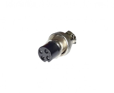 Штекерный разъем GX16-4 (0-5A) розетка на кабель