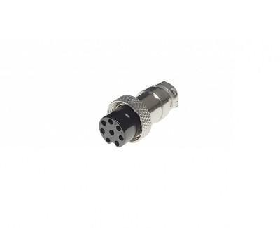 Штекерный разъем GX16-8 (0-5A) розетка на кабель