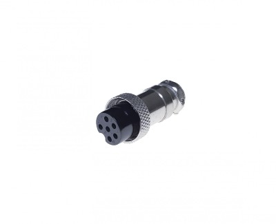 Штекерный разъем GX16-6 (0-5A) розетка на кабель