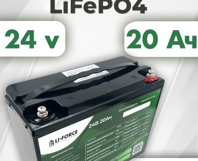 Аккумуляторная батарея 24В 20Ач LF-2420-12119 (LiFePO4, 8S1P, P)