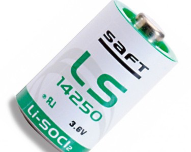 Li-SOCl2 3.6V,  SAFT LS14250 STD (литий-тионилхлорид)