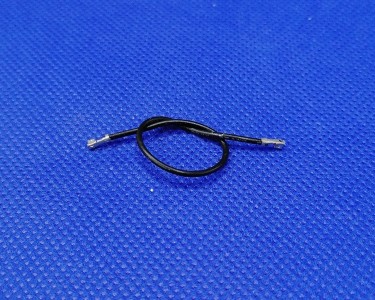 SPH-002T-P0.5S, контакт с проводом 24AWG, розетка-розетка, 100 мм (черный)