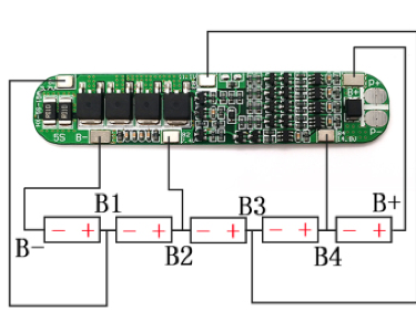 Плата BMS\PCM 5S Li-Ion CF-5S15A-A | HX-5S-15A (2.5-4.25V, 15~25A, симметрия)