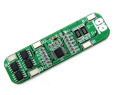 Плата BMS\PCM 4S Li-Ion HX-4S-A10 (2.7-4.25V, 5~10A, симметрия)