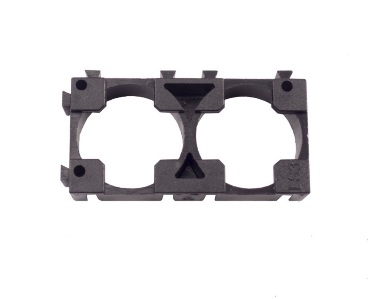 Холдер модульный 2*18650 (2*1, с канавкой под ленту)