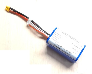 Аккумуляторная батарея для FPV 14,4В 3Ач LF-143-8025 (Li-Ion, 4S1P, Sony US18650VTC6, XT30, T)