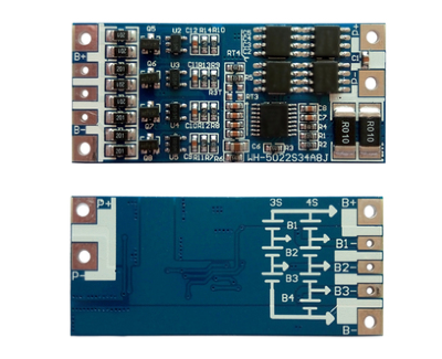 Плата BMS\PCM 4S Li-Ion WH-5022S34A8J (2.7-4.25V, 8~25A, балансировка, симметрия)