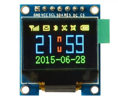 Дисплей OLED (0,95" OLED, RGB, 96*64, SPI, 7pin)