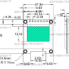 Дисплей OLED (0,95" OLED, RGB, 96*64, SPI, 7pin) фото 1