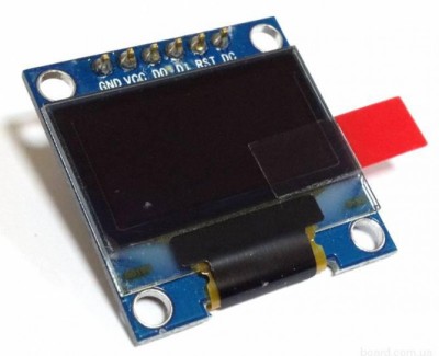 Дисплей OLED (0,96" OLED, yellow-blue, 128*64, SPI/I2C, 6pin)