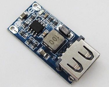 DC/DC преобразователь понижающий вход 6-26В, выход 5,2В, 3А (выход USB)