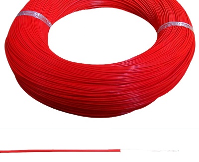 12AWG 3,4 мм² Медный провод в тефлоновой изоляции (красный, UL1332)