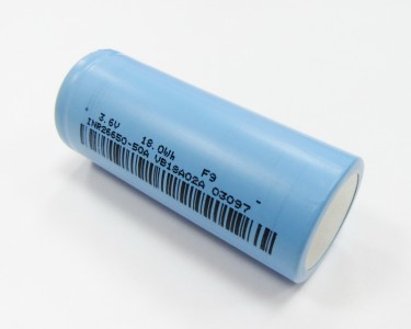 Li-Ion 3.6V, PLB INR26650-50A, 5000 мАч (аккумулятор литий-ионный, 26650)