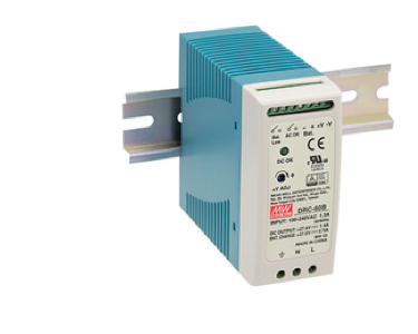 Блок питания 13,8В 2,8А Mean Well DRC-60A (с функцией UPS, монтаж на DIN-рейку)