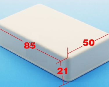 Корпус пластиковый 85*50*21 мм, белый