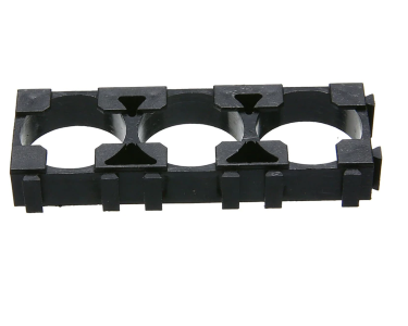 Холдер модульный 3*18650 (3*1, с канавкой под ленту)