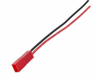 Разъем JST 2.54mm с силиконовым кабелем 20AWG  150мм вилка