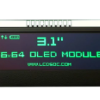 Дисплей OLED (3,1" OLED, green, 256*64, SPI, 10pin)