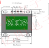 Дисплей OLED (1,54" OLED, white, 128*64, I2C, 4pin) фото 0