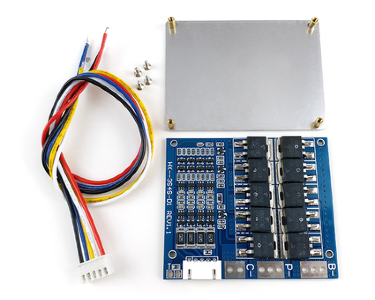 Плата BMS\PCM 4S LiFePO4 HX-4S-F100A (2.1-3.65V, 60~100A, балансировка)