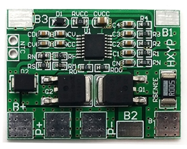 Плата BMS\PCM 4S LiFePO4 HX-4S-3828 (2.35-3.65V, 8~20A, симметрия)