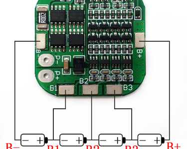 Плата BMS\PCM 4S Li-Ion HX-4S-FLD15 (2.5-4.25V, 8~15A, симметрия)