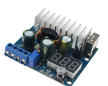 DC/DC преобразователь LCD повышающий вход 3-35В, выход 3-35В + USB (5В 2,5А), 5А (YH111082B)