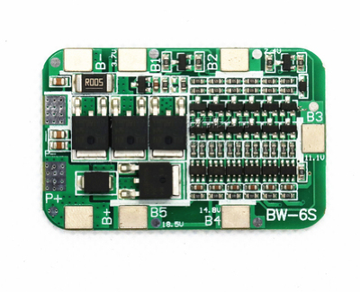 Плата BMS\PCM 6S Li-Ion BW-6S HXYP-6S-JW12 (2.55-4.25V, 15A, симметрия)