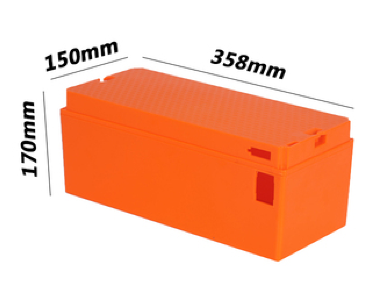 Корпус пластиковый - IEC, 364*154*172 (оранж), LFC - 3816