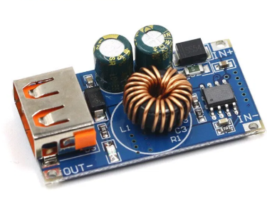 DC/DC преобразователь понижающий вход 6-32В, выход 5В, 3А (выход USB), QC3.0