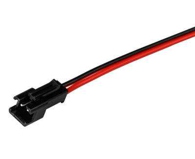 Разъем вилка SM(A)-2pin шаг 2.5mm  с проводом 22AWG 150 мм