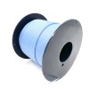 На катушке Медный провод 28AWG 200м 0,08 кв.мм (16*0,08мм) (синий, UL3135) LFW-28Bl в мягкой силиконовой изоляции фото 2