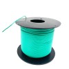 На катушке Медный провод 28AWG 200м 0,08 кв.мм (16*0,08мм) (зеленый, UL3135) LFW-28G в мягкой силиконовой изоляции