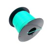 На катушке Медный провод 28AWG 200м 0,08 кв.мм (16*0,08мм) (зеленый, UL3135) LFW-28G в мягкой силиконовой изоляции фото 0