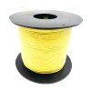 На катушке Медный провод 28AWG 200м 0,08 кв.мм (16*0,08мм) (желтый, UL3135) LFW-28Y в мягкой силиконовой изоляции