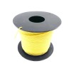 На катушке Медный провод 28AWG 200м 0,08 кв.мм (16*0,08мм) (желтый, UL3135) LFW-28Y в мягкой силиконовой изоляции фото 7