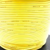 На катушке Медный провод 28AWG 200м 0,08 кв.мм (16*0,08мм) (желтый, UL3135) LFW-28Y в мягкой силиконовой изоляции фото 4