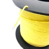 На катушке Медный провод 28AWG 200м 0,08 кв.мм (16*0,08мм) (желтый, UL3135) LFW-28Y в мягкой силиконовой изоляции фото 3