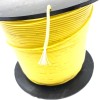На катушке Медный провод 28AWG 200м 0,08 кв.мм (16*0,08мм) (желтый, UL3135) LFW-28Y в мягкой силиконовой изоляции фото 0