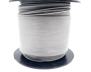 На катушке Медный провод 28AWG 200м 0,08 кв.мм (16*0,08мм) (серый, UL3135) LFW-28Gr в мягкой силиконовой изоляции